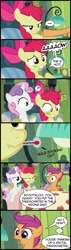 Size: 454x1600 | Tagged: safe, derpibooru import, edit, edited screencap, screencap, apple bloom, scootaloo, sweetie belle, family appreciation day, comic, cutie mark crusaders, screencap comic, thermometer