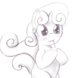 Size: 1000x1000 | Tagged: safe, artist:kryptchild, derpibooru import, sweetie belle, color me, juice box, sketch