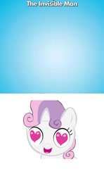 Size: 638x1078 | Tagged: safe, sweetie belle, pony, unicorn, female, filly, hotel transylvania, solo, the invisible man