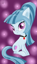 Size: 750x1280 | Tagged: safe, artist:vanezaescobedo, sonata dusk, earth pony, pony, female, mare, ponified, solo