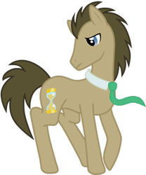 Size: 900x1084 | Tagged: safe, artist:sirhcx, derpibooru import, doctor whooves, earth pony, pony, brown coat, brown mane, male, necktie, solo, stallion