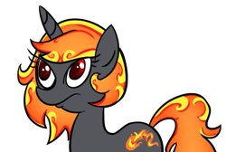 Size: 609x409 | Tagged: artist needed, safe, derpibooru import, oc, oc only, oc:incendia, pony, unicorn, fanfic:antipodes, fanfic, solo