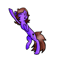 Size: 2000x2000 | Tagged: safe, artist:shadestepwarrior, derpibooru import, gotye, ponified, simple background, white background