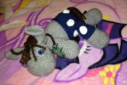 Size: 960x643 | Tagged: safe, artist:incrediblemath, derpibooru import, smarty pants, amigurumi, crochet, irl, photo, plushie