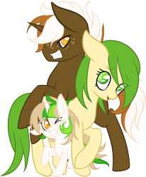 Size: 796x968 | Tagged: safe, artist:miss-vani, derpibooru import, oc, oc only, earth pony, pony, unicorn, family photo