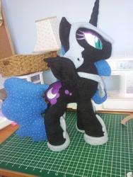 Size: 2448x3264 | Tagged: safe, artist:steen85, derpibooru import, nightmare moon, pony, irl, photo, plushie, solo