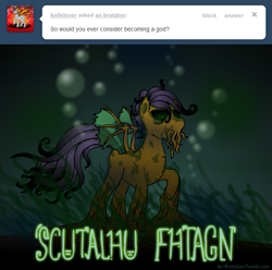 Size: 657x651 | Tagged: safe, artist:brutamod, derpibooru import, scootaloo, ax brutaloo, brutaloo, crossover, cthulhu mythos, scootthulhu