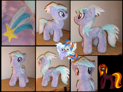 Size: 900x675 | Tagged: safe, artist:caleighs-world, cloudchaser, oc, pegasus, pony, female, irl, mare, photo, plushie