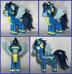 Size: 879x908 | Tagged: safe, artist:madponyscientist, soarin', pony, custom, irl, photo, sculpture, solo, toy