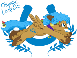 Size: 900x677 | Tagged: safe, artist:spatialheather, derpibooru import, oc, oc only, pegasus, pony, olympic games, olympics, simple background, transparent background