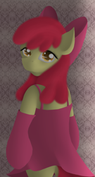 Size: 1700x3150 | Tagged: safe, artist:glittersonyourface, apple bloom, earth pony, pony, bipedal, female, filly