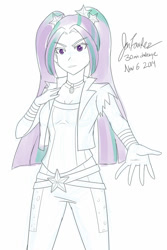 Size: 667x1000 | Tagged: safe, artist:jonfawkes, aria blaze, equestria girls, rainbow rocks, 30 minute art challenge