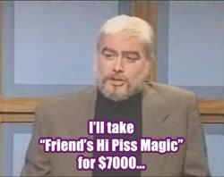 Size: 444x351 | Tagged: safe, celebrity jeopardy, darrell hammond, parody, parody of a parody, saturday night live, sean connery, text, vulgar