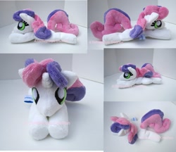 Size: 940x814 | Tagged: safe, artist:catnapcaps, derpibooru import, sweetie belle, beanie (plushie), irl, photo, plushie, solo, squeaky