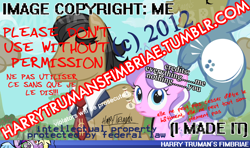 Size: 1280x760 | Tagged: safe, artist:capnpea, edit, diamond tiara, filthy rich, copyright, french, parody, wall of text