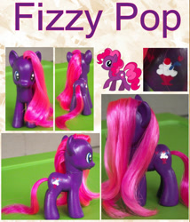 Size: 799x932 | Tagged: safe, artist:phasingirl, derpibooru import, fizzypop, pony, brushable, custom, irl, photo, toy