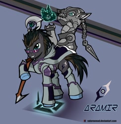 Size: 1660x1700 | Tagged: safe, artist:valornomad, oc, oc only, earth pony, pony, weapon