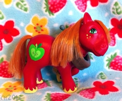 Size: 700x583 | Tagged: safe, artist:seethecee, derpibooru import, big macintosh, pony, g1, custom, g1 to g4, photo, toy