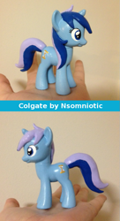 Size: 455x834 | Tagged: safe, artist:nsomniotic, derpibooru import, minuette, pony, brushable, custom, irl, photo, toy