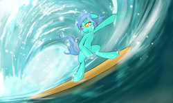 Size: 1500x900 | Tagged: safe, artist:phon-e, oc, oc only, pony, surfing