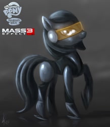 Size: 695x800 | Tagged: safe, artist:raikoh, derpibooru import, edi, mass effect, ponified