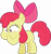 Size: 3625x3882 | Tagged: safe, artist:felix-kot, derpibooru import, apple bloom, earth pony, pony, female, filly, gagging, simple background, solo, transparent background, vector, vomit