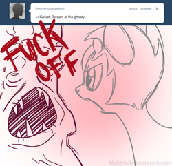 Size: 708x683 | Tagged: safe, artist:mylittlehomestuck, derpibooru import, karkat vantas, ponified, vulgar