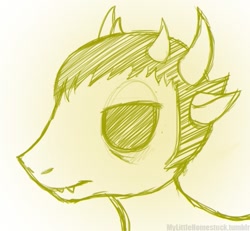 Size: 453x419 | Tagged: safe, artist:mylittlehomestuck, derpibooru import, homestuck, ponified, sollux captor