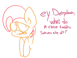 Size: 946x710 | Tagged: safe, artist:extradan, babs seed, earth pony, pony, derpibooru, female, filly, tumblr