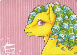 Size: 400x286 | Tagged: safe, artist:shaiyeh, pony, g1, lemon treats, mane