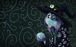 Size: 1280x800 | Tagged: safe, artist:r perils, oc, oc only, oc:ipsywitch, ask ipsywitch, costume, nightmare night, solo