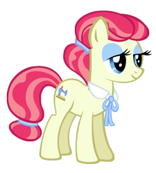 Size: 1522x1688 | Tagged: safe, artist:durpy, sew 'n sow, earth pony, pony, apple family reunion, female, lidded eyes, mare, simple background, smiling, solo, transparent background, vector