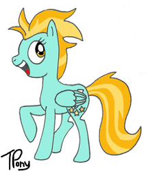 Size: 600x676 | Tagged: safe, artist:twitterfulpony, lightning dust, pegasus, pony, female, mare, simple background, solo, transparent background