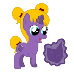 Size: 900x900 | Tagged: safe, dorothy ann, magic, ponified, simple background, transparent background