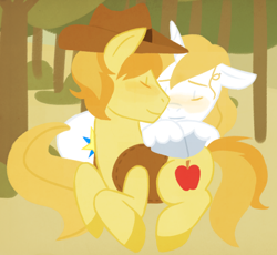 Size: 500x460 | Tagged: safe, artist:jadeyarts, braeburn, prince blueblood, blueburn, gay, male, shipping