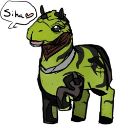 Size: 500x500 | Tagged: safe, artist:rabbitzoro, derpibooru import, mass effect, ponified, thane krios