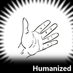 Size: 250x250 | Tagged: safe, derpibooru import, disembodied hand, hand, humanized, no pony, solo, spoilered image joke