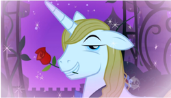 Size: 468x270 | Tagged: safe, derpibooru import, screencap, prince blueblood, pony, detailed background