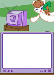 Size: 625x854 | Tagged: safe, derpibooru import, oc, oc only, oc:troll-raipony, blank, exploitable, exploitable meme, lol ur fat, meme, template, tv meme