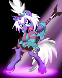 Size: 800x1000 | Tagged: safe, artist:perfectpinkwater, derpibooru import, pokémon, ponified, roxie (pokemon)