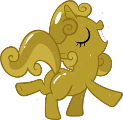 Size: 3176x3098 | Tagged: safe, artist:ocarina0ftimelord, sweetie belle, one bad apple, luster dust, plot, solo, sweetie gold