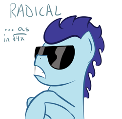 Size: 639x621 | Tagged: artist needed, source needed, safe, soarin', pegasus, pony, blue coat, blue mane, blue tail, male, radical, solo, stallion, wings