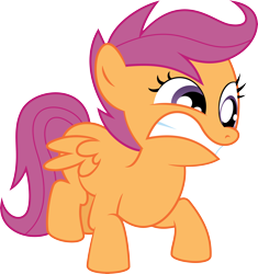 Size: 6000x6372 | Tagged: safe, artist:thunderelemental, scootaloo, one bad apple, absurd resolution, simple background, transparent background, vector