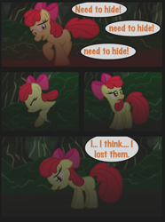 Size: 760x1020 | Tagged: safe, artist:template93, apple bloom, earth pony, pony, comic, female, filly, story of the blanks