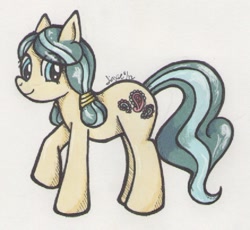 Size: 442x406 | Tagged: safe, artist:jinxiekat, earth pony, pony, one bad apple, female, jolene, mare, solo