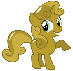 Size: 6000x5796 | Tagged: safe, artist:cptcakeface, sweetie belle, unicorn, absurd resolution, female, filly, simple background, sweetie gold, transparent background, vector