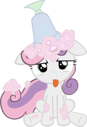 Size: 900x1311 | Tagged: safe, sweetie belle, milkshake, simple background, solo, transparent background, vector