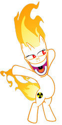 Size: 600x1200 | Tagged: safe, artist:dethlunchies, edit, oc, oc only, meme, rapeface, rapidash, woody, woody face