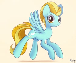 Size: 1200x1000 | Tagged: safe, artist:solar-slash, lightning dust, pegasus, pony, wonderbolts academy, female, mare, solo