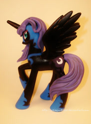 Size: 587x800 | Tagged: safe, artist:okiegurl1981, nightmare moon, pony, custom, irl, photo, solo, toy